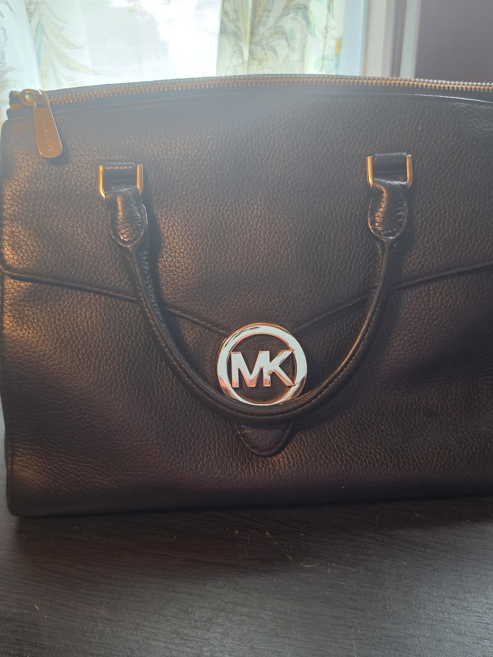 Michael Kors Black Vanna Satchel